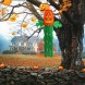 Halloween Pumpkin Ghost Windsock Flag